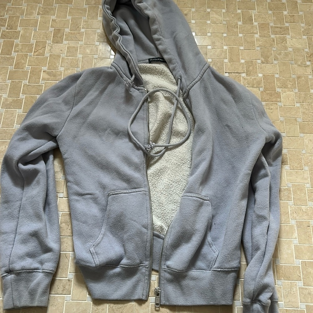 Brandy Melville One Size Fits All Light Blue Sweatshirt